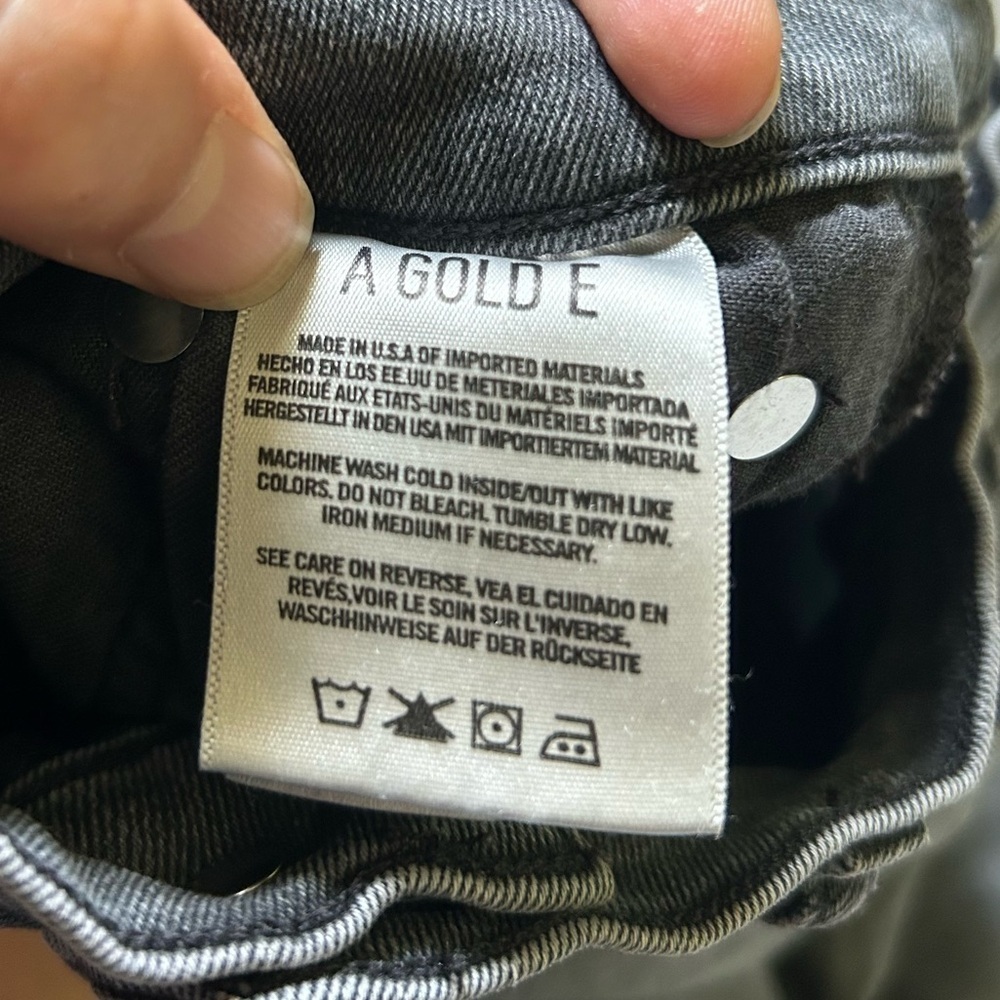 AGOLDE Sophie Crop Mid-Rise Slim Jeans Gray
Size 29 - Picture 9 of 10